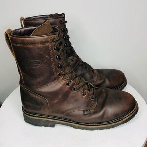 Justin leather work boots style SE960.    SZ 12D    H25